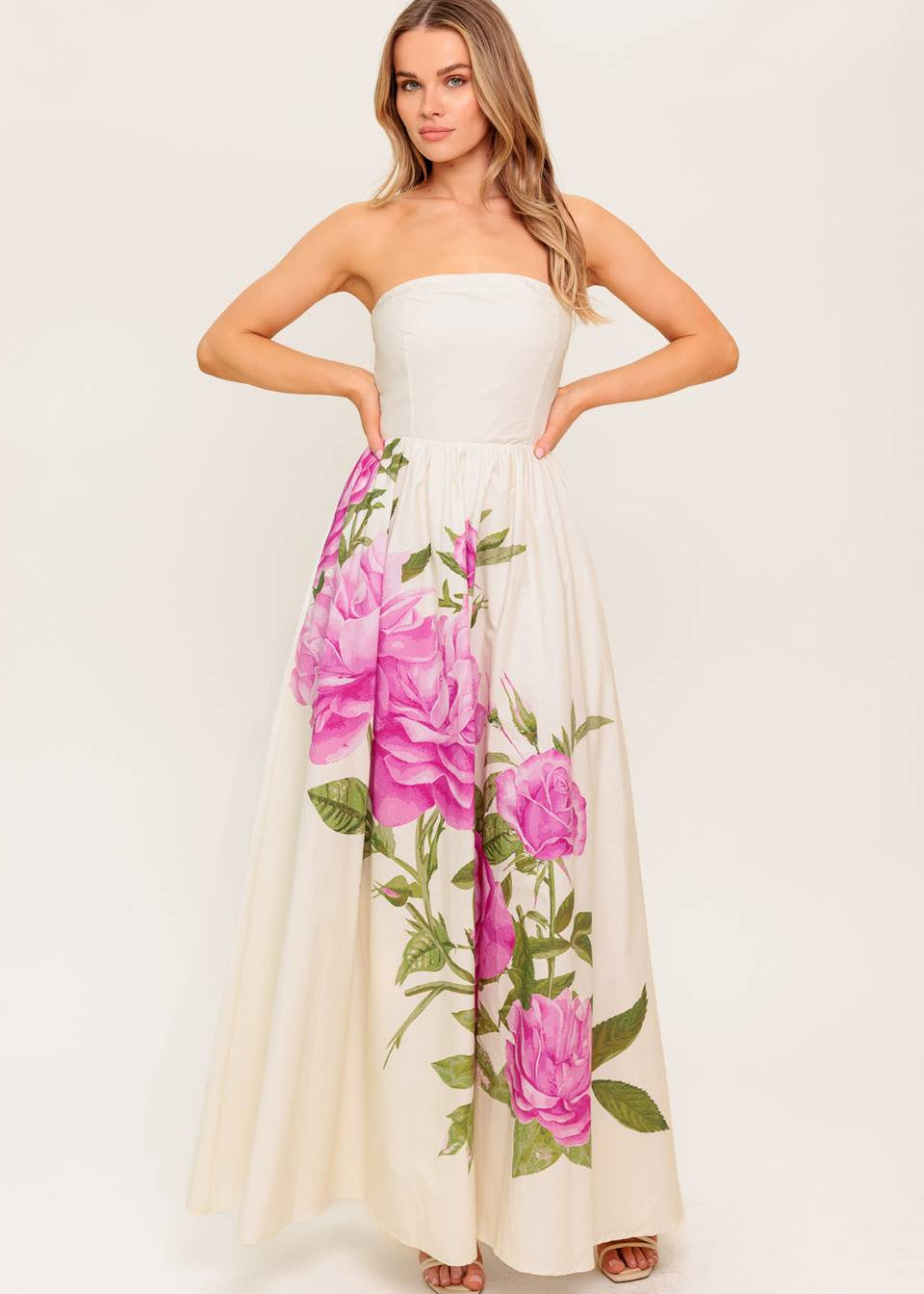 ROSE GARDEN RIVERIE MAXI DRESS