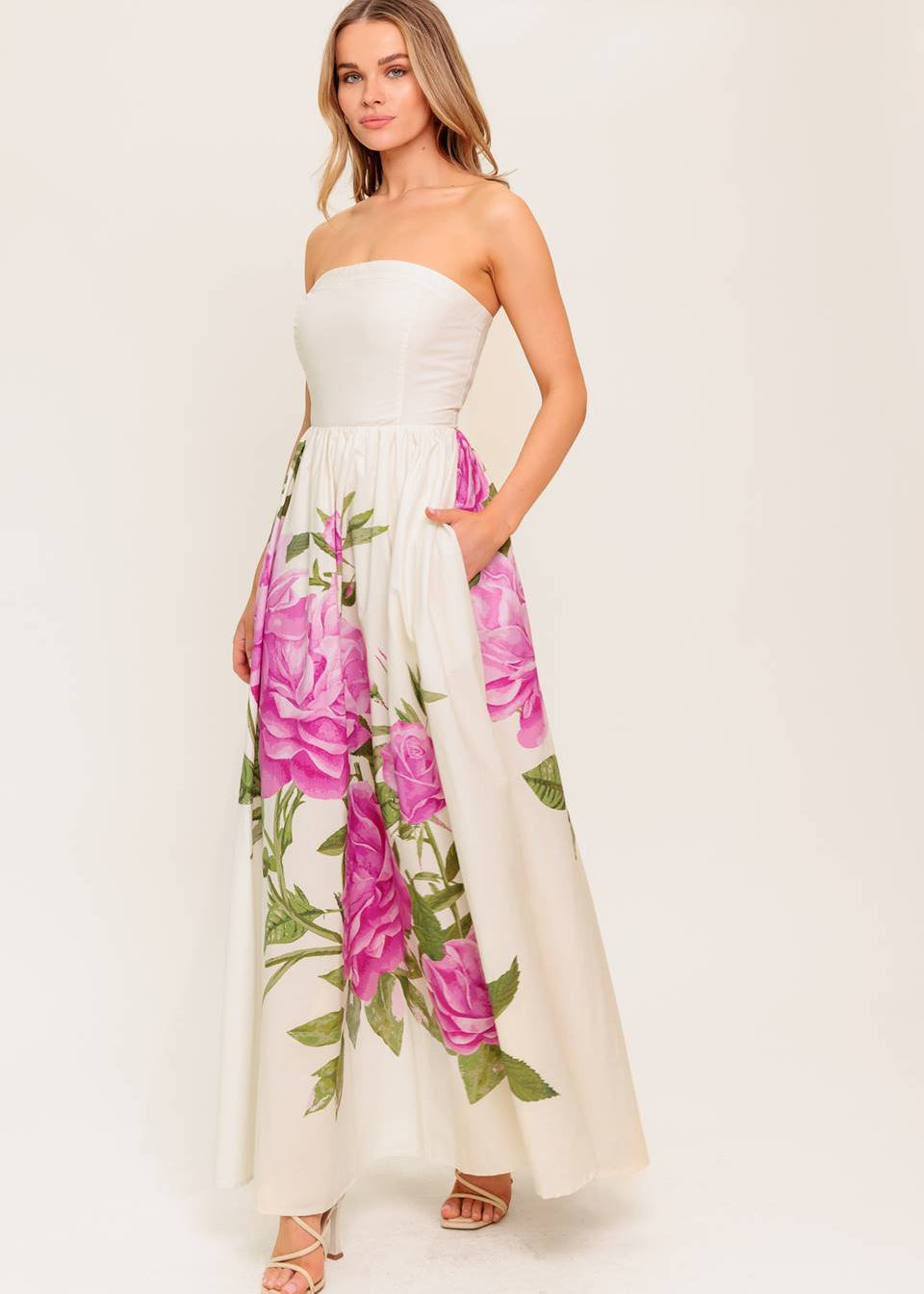 ROSE GARDEN RIVERIE MAXI DRESS