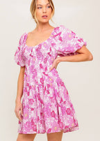 BLUSH MEADOW MINI DRESS