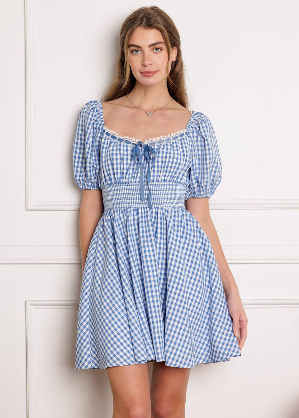 BREEZE THROUGH PARADISE WOVEN MINI DRESS