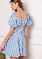 BREEZE THROUGH PARADISE WOVEN MINI DRESS