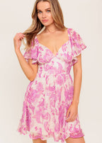 PETAL WHIMSY MINI DRESS