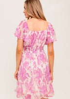 PETAL WHIMSY MINI DRESS