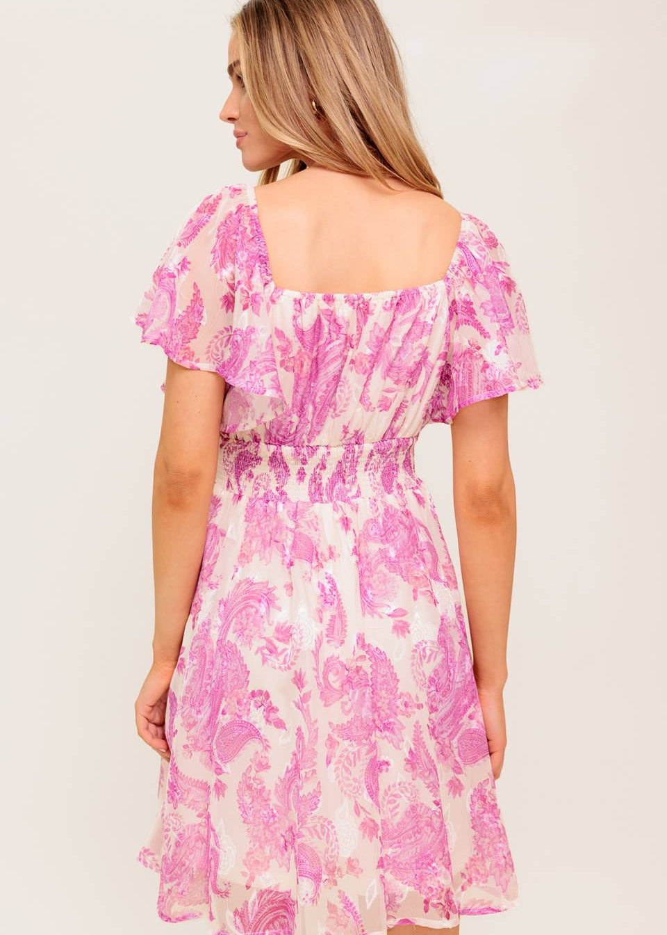 PETAL WHIMSY MINI DRESS