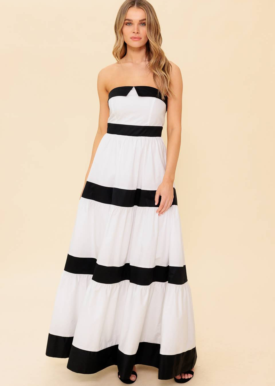 CROSS THE LINE MAXI DRESS