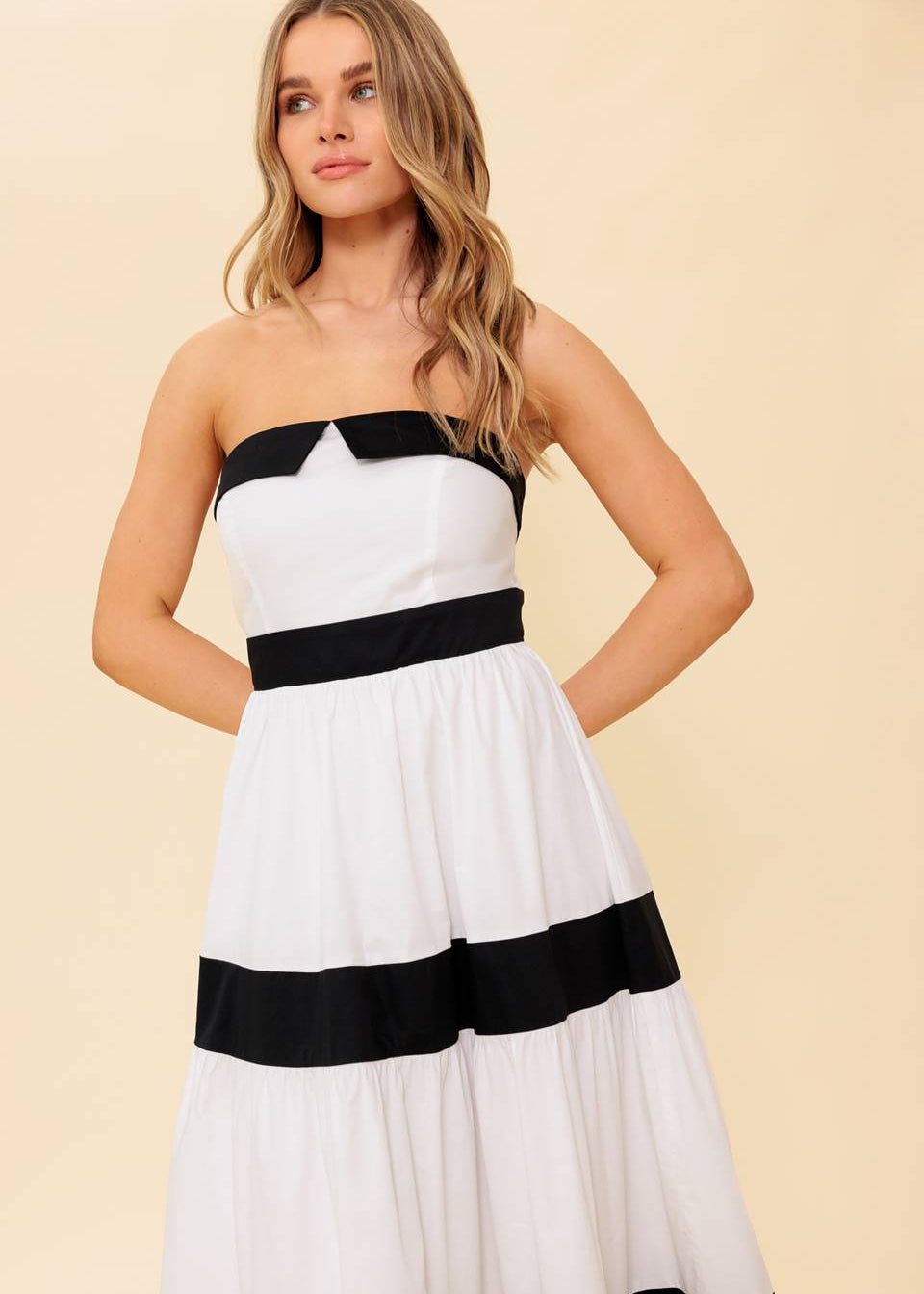 CROSS THE LINE MAXI DRESS