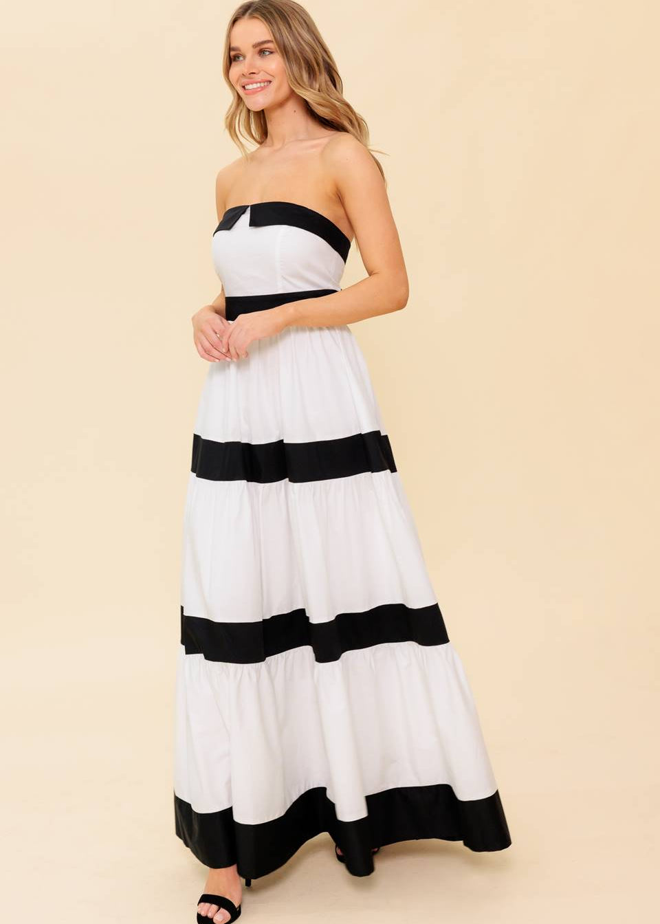 CROSS THE LINE MAXI DRESS