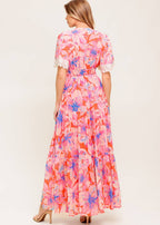 SUNSET BLOOM LACE MAXI DRESS
