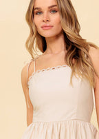 IVORY WHISPER MIDI DRESS