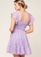 LAVENDER LULLABY MINI DRESS