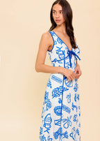 MEDITERRAINEAN DAY MAXI DRESS