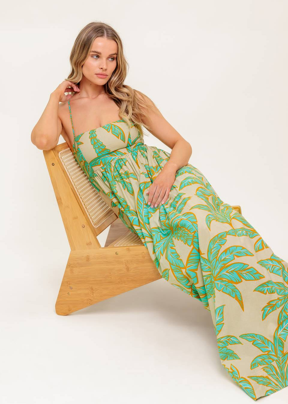 PALM BREEZE ESCAPE MAXI DRESS