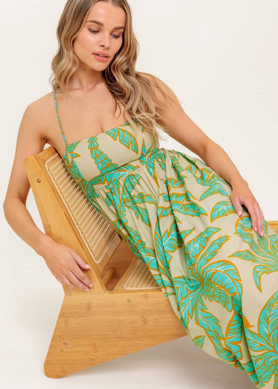 PALM BREEZE ESCAPE MAXI DRESS