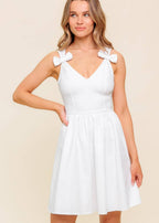 ISLA BOW MINI DRESS