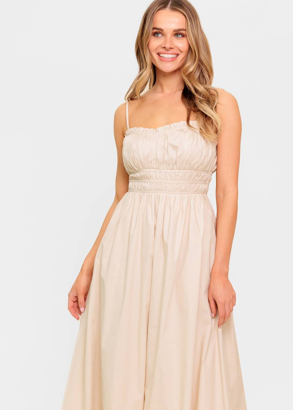 SOFT SANDS MIDI DRESS