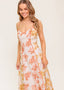 AMBER BLOSSOM MIDI DRESS