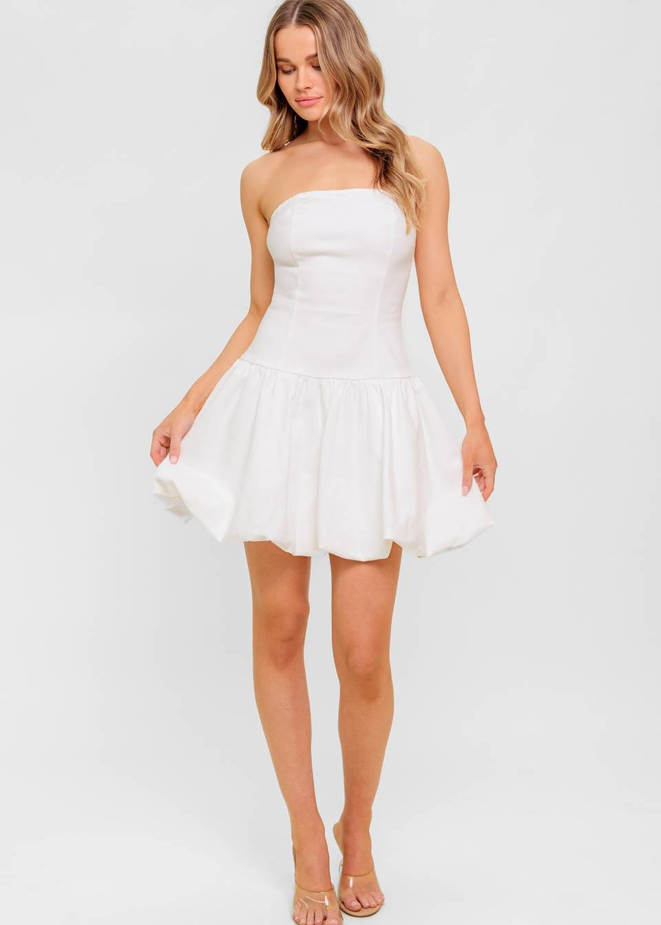 IVORY AIR MINI DRESS