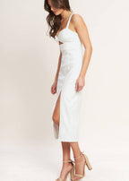 SECOND LOOK MIDI DRESS