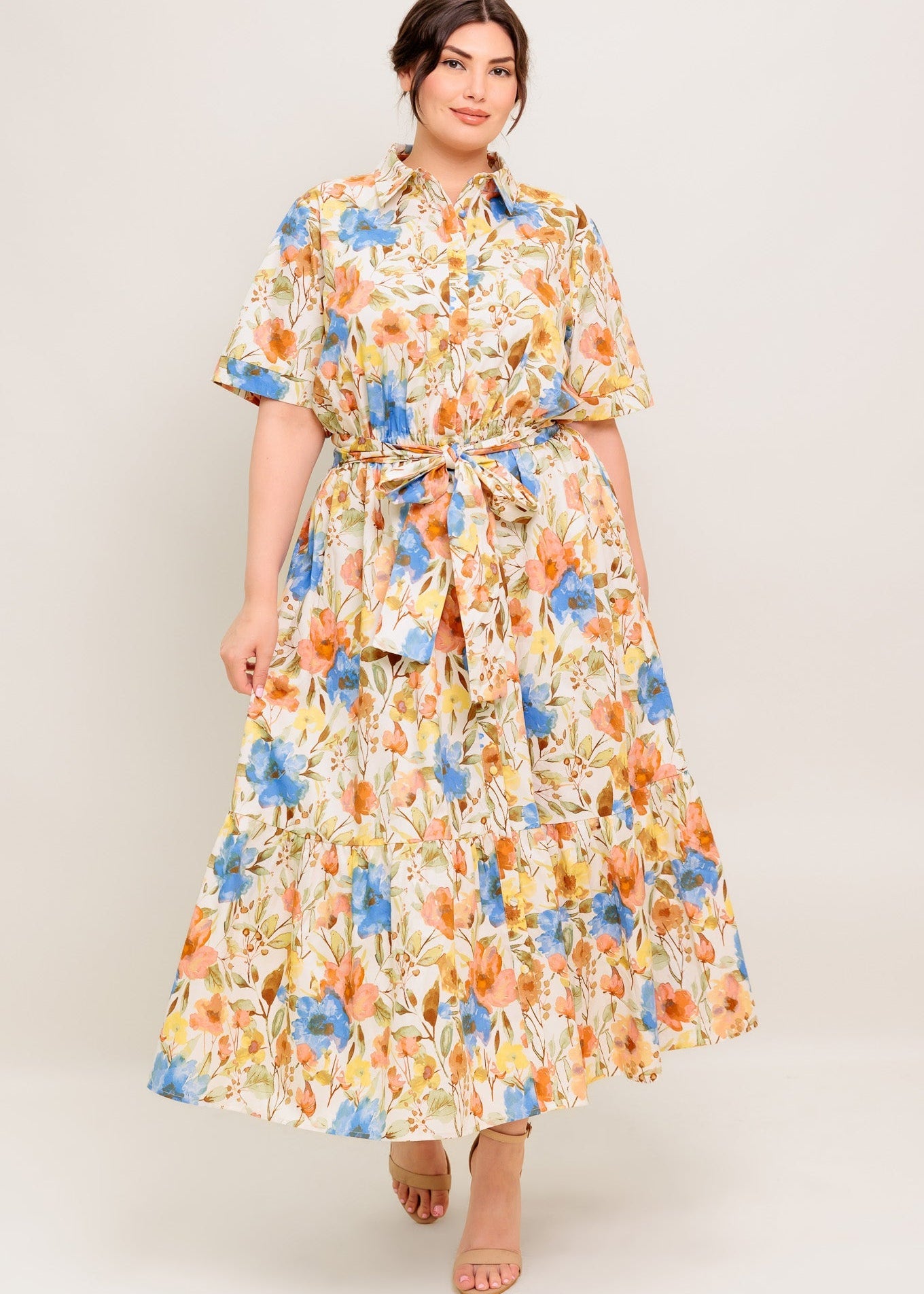 WILDFLOWER MARKET MIDI DRESS
