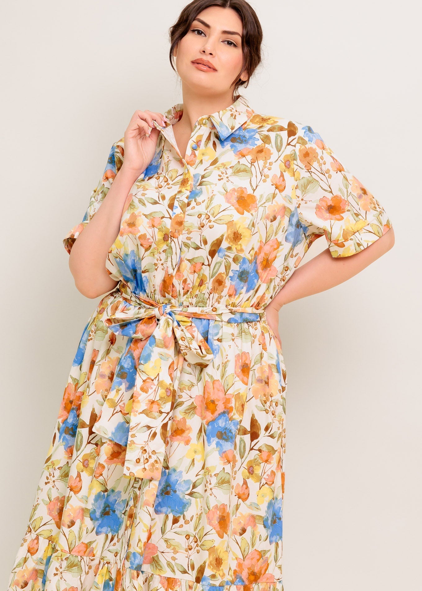 WILDFLOWER MARKET MIDI DRESS