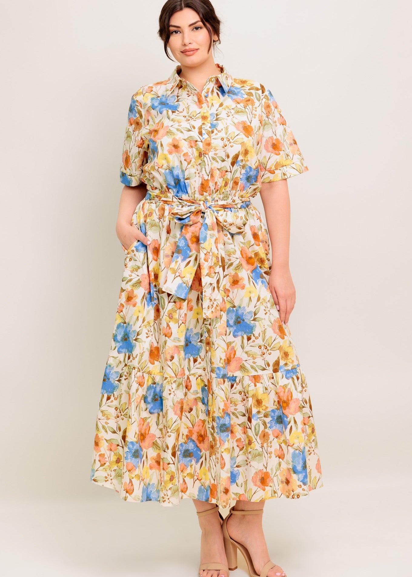 WILDFLOWER MARKET MIDI DRESS