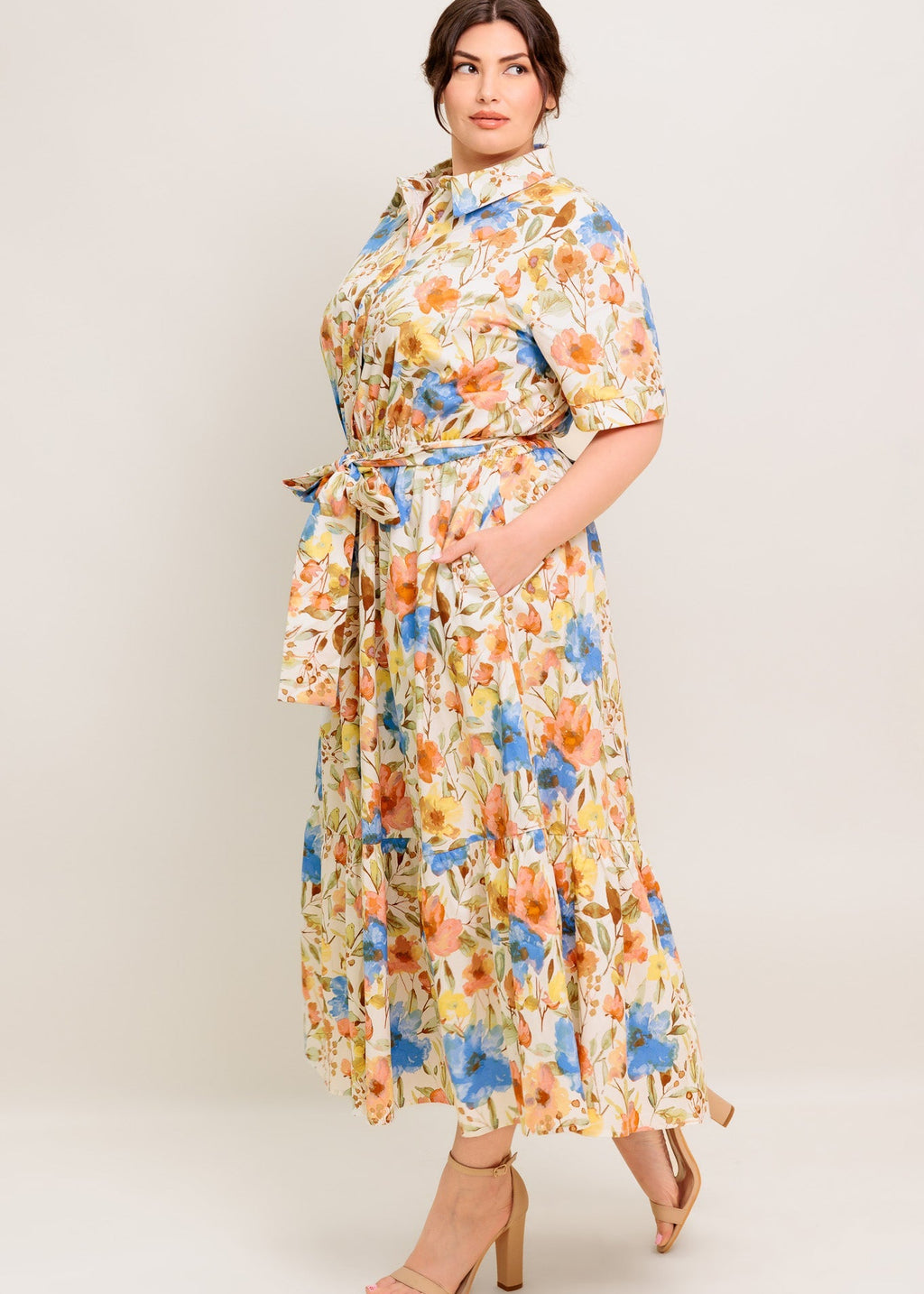 WILDFLOWER MARKET MIDI DRESS