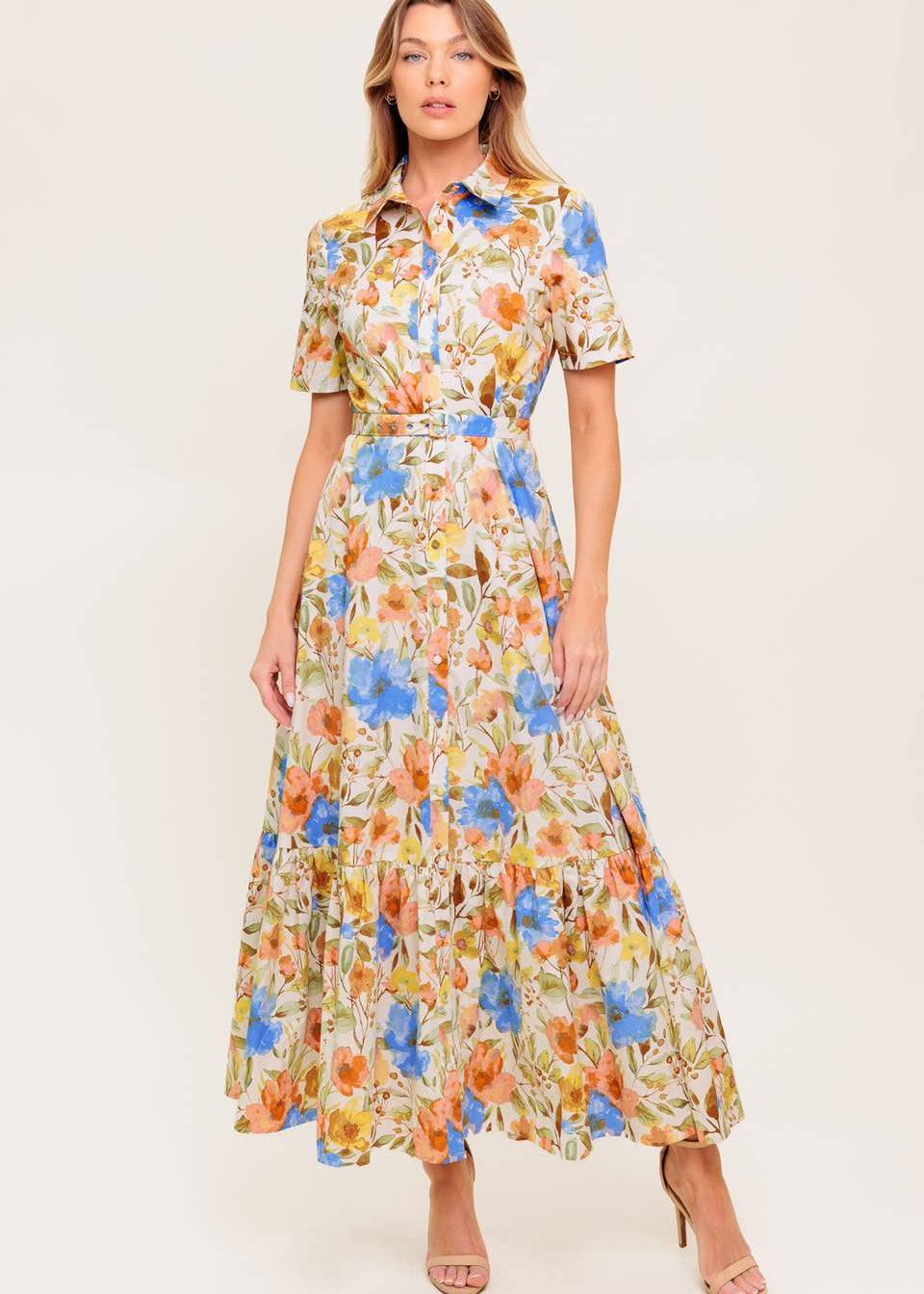 WILDFLOWER MARKET MIDI DRESS