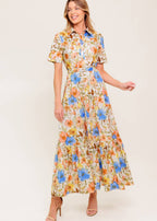 WILDFLOWER MARKET MIDI DRESS