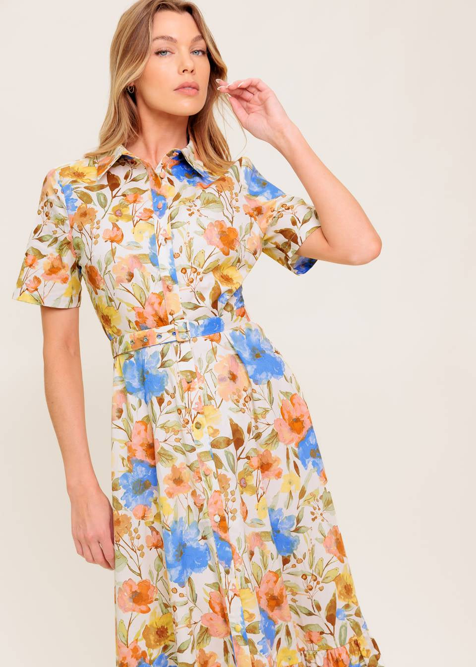 WILDFLOWER MARKET MIDI DRESS