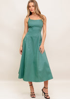 THE EVERGREEN MUSE MIDI DRESS