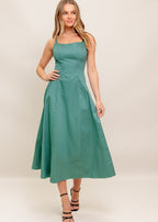 THE EVERGREEN MUSE MIDI DRESS