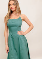 THE EVERGREEN MUSE MIDI DRESS