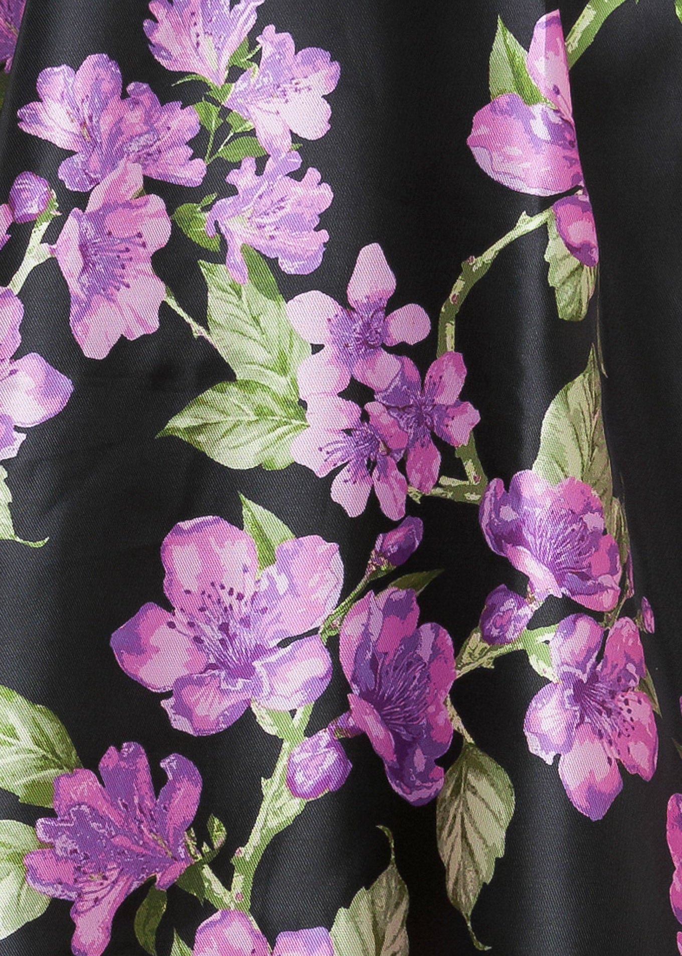 NOIR BLOOM MINI DRESS
