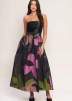THE SABLE BLOOM MIDI DRESS