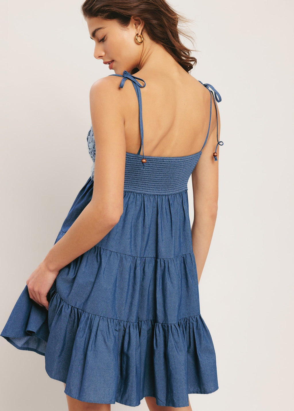 BLUEBELL BABYDOLL MINI DRESS