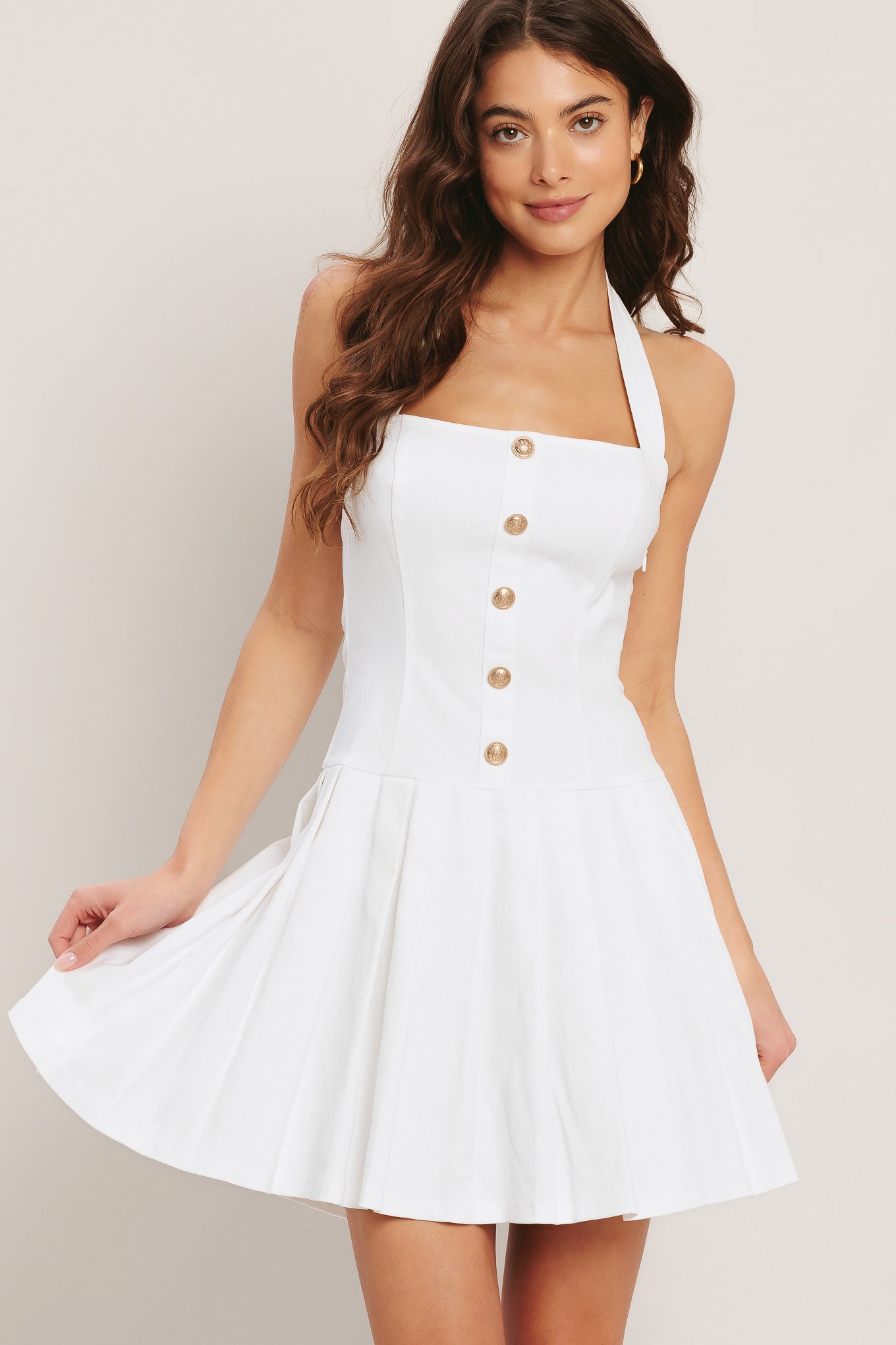 SUMMER CLUBHOUSE WOVEN MINI DRESS Main image