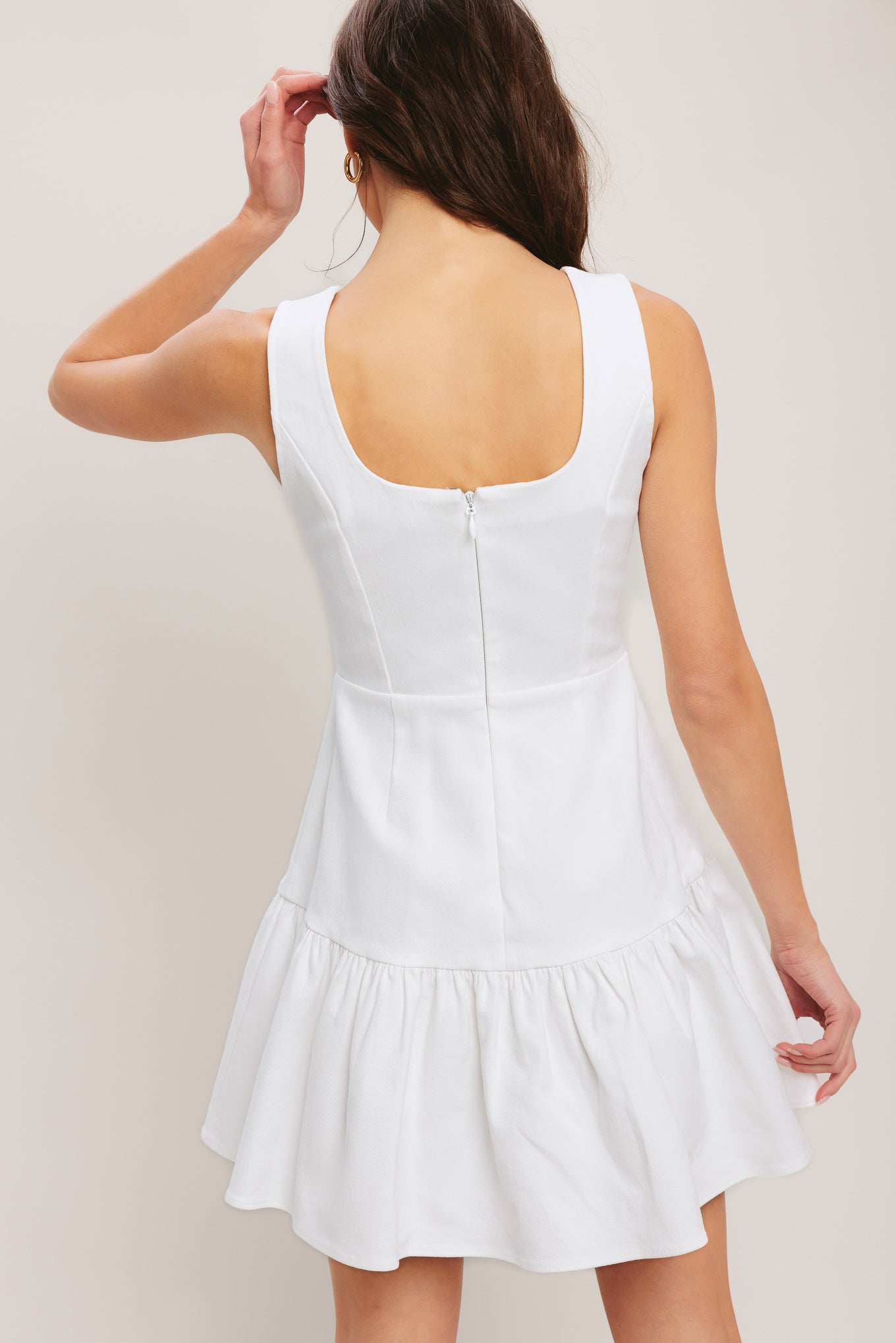 SKY GARDEN WOVEN MINI DRESS Secondary image
