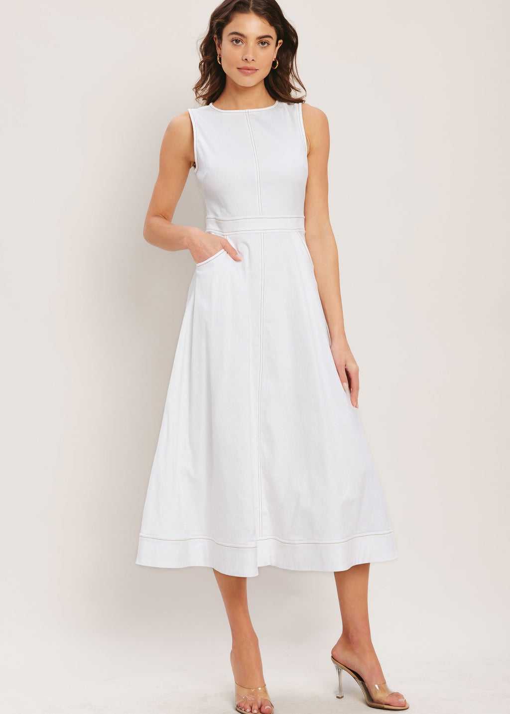 THE QUIET FORM MIDI DRESS