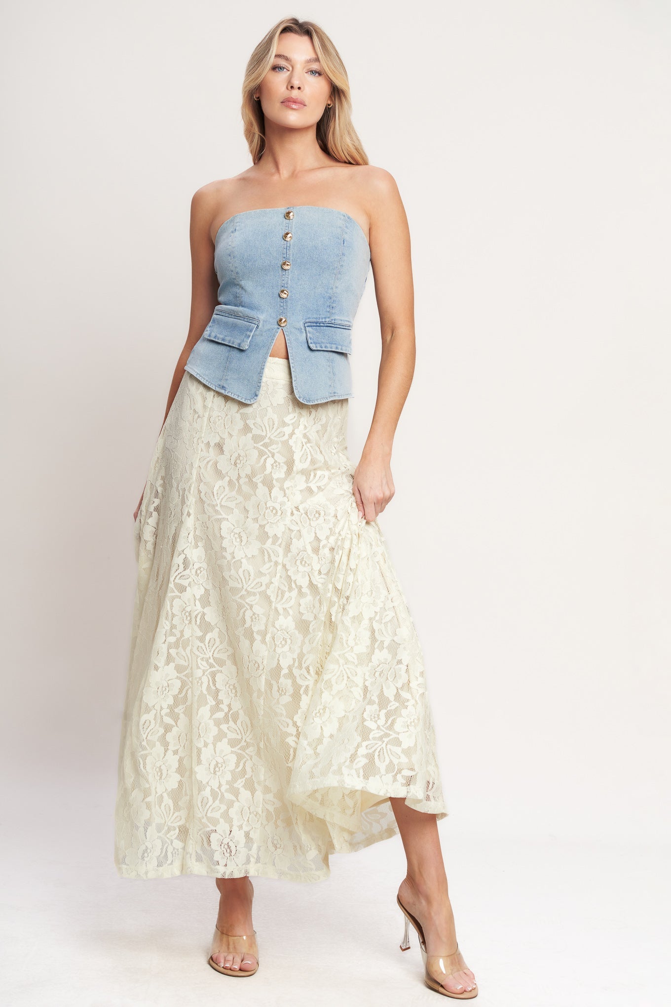 BALLET MUSE WOVEN LACE SKIRT Main image