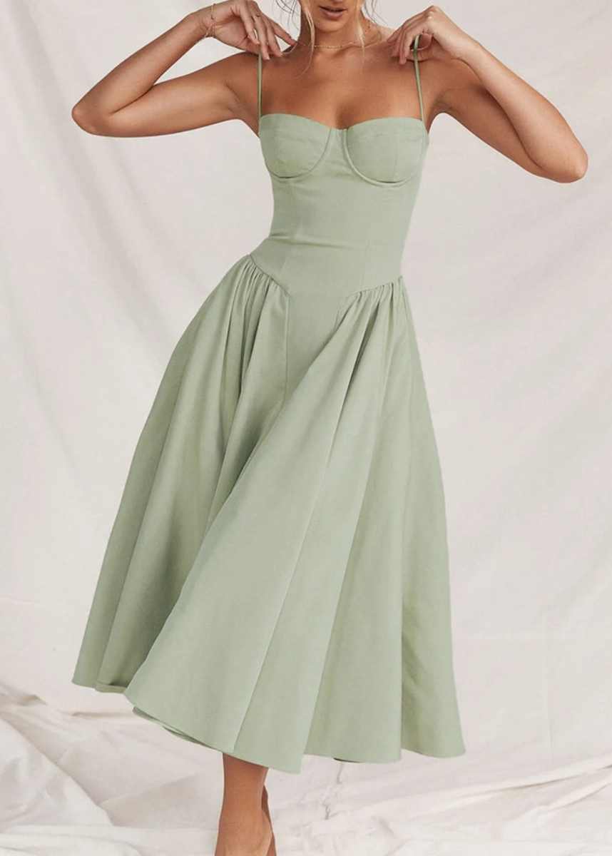 VERDELLE MIDI DRESS