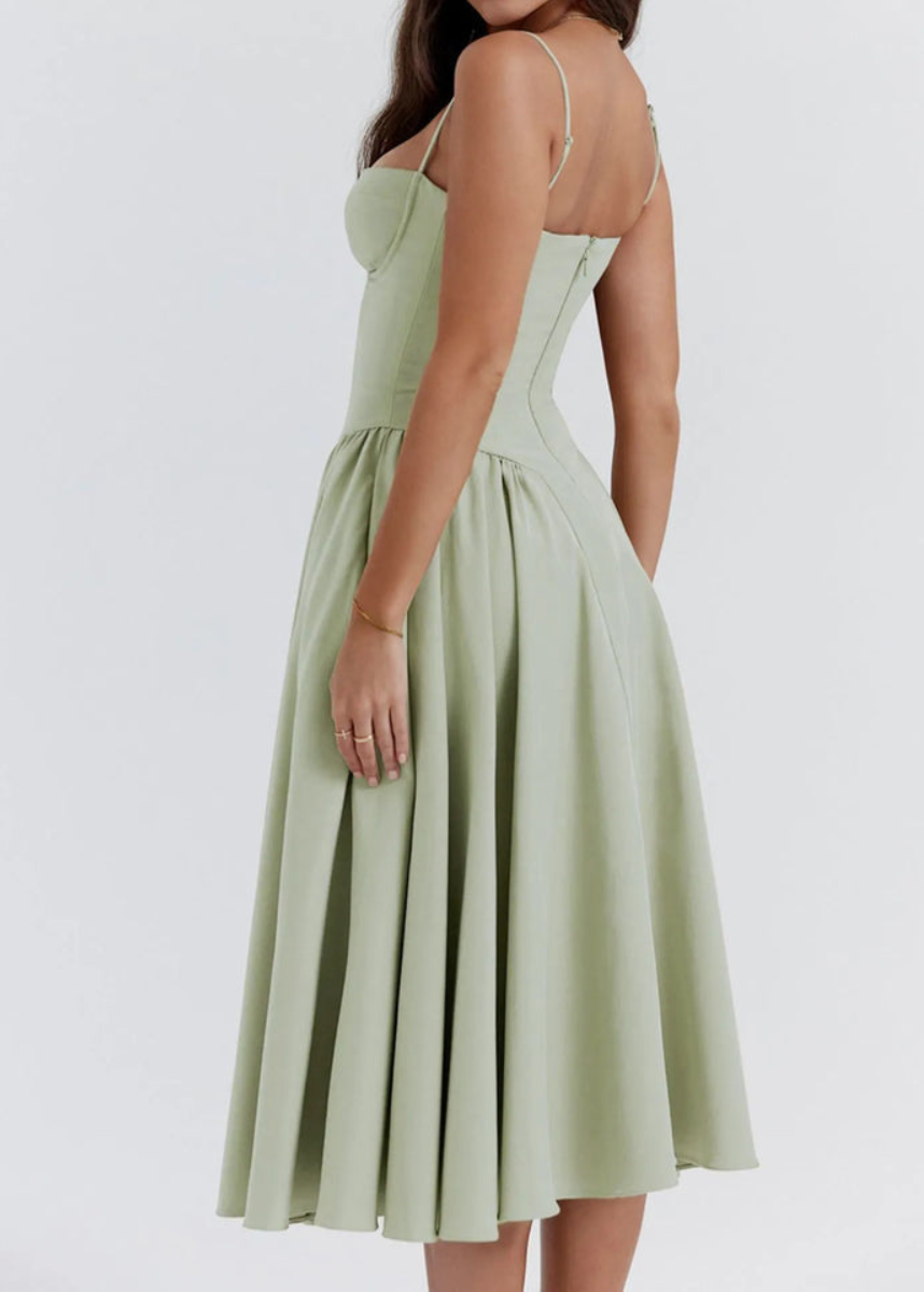 VERDELLE MIDI DRESS