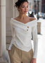 THE SERAPHINA OFF-SHOULDER ELEGANCE TOP