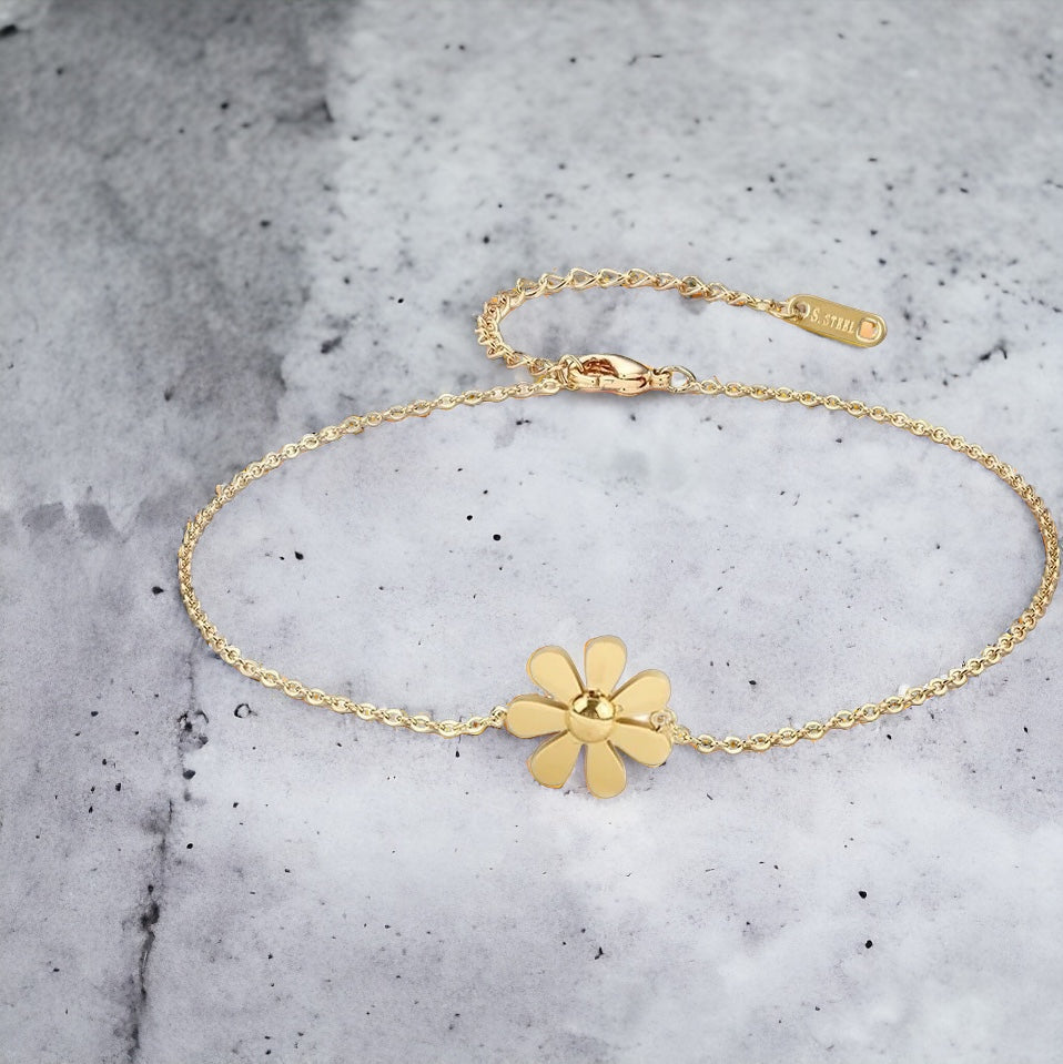 Waterproof Flower Anklet Main image