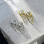 Waterproof Chain Drop Huggie Hoop Earrings