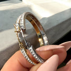 Waterproof Zircon Hoop Earrings