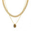 Waterproof “Do Not Be Afraid” Layered Necklace Set