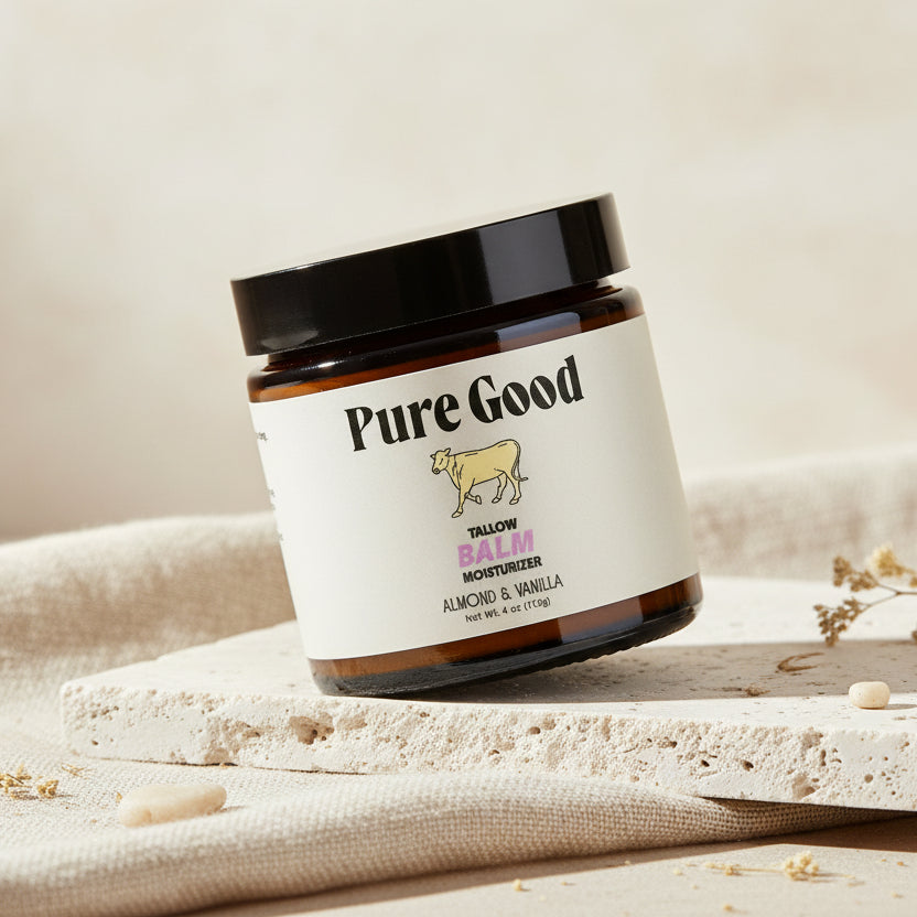 Almond + Vanilla Tallow Balm
