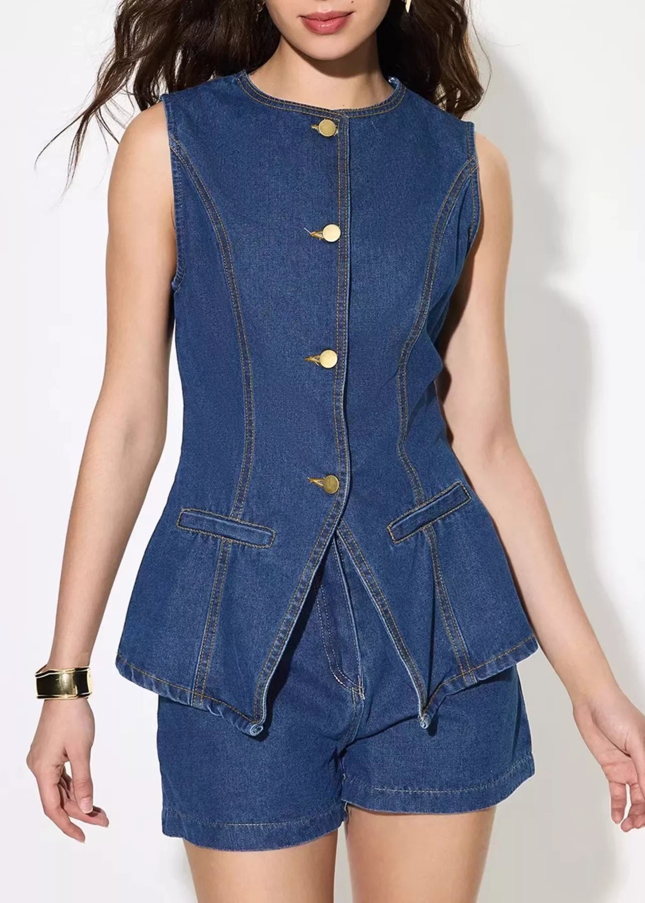 THE BRIELLE TAILORED DENIM SET Secondary image