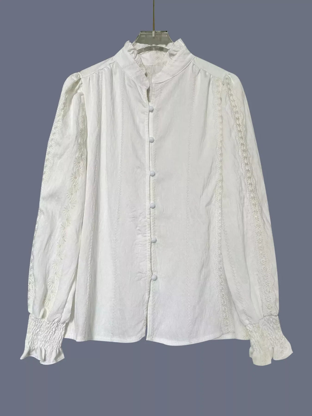 THE ELOWEN LACE DETAIL BLOUSE