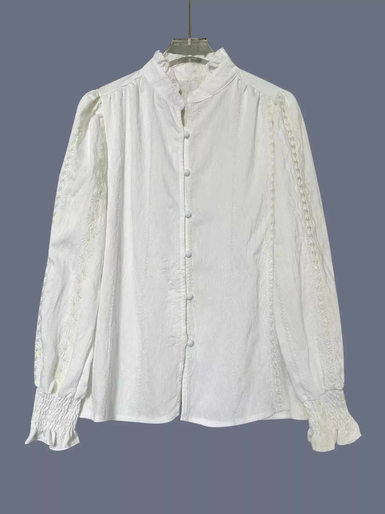 THE ELOWEN LACE DETAIL BLOUSE